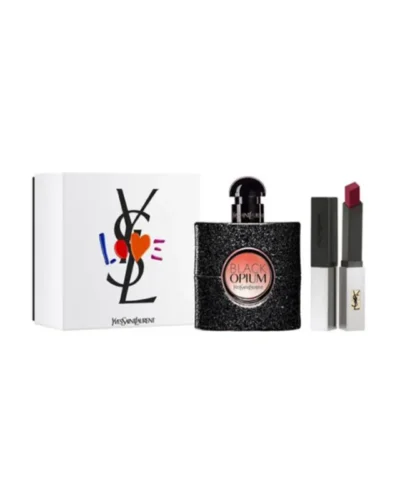 YSL BLACK OPIUM EDP 50ML + SLIM SHEER MATTE SET